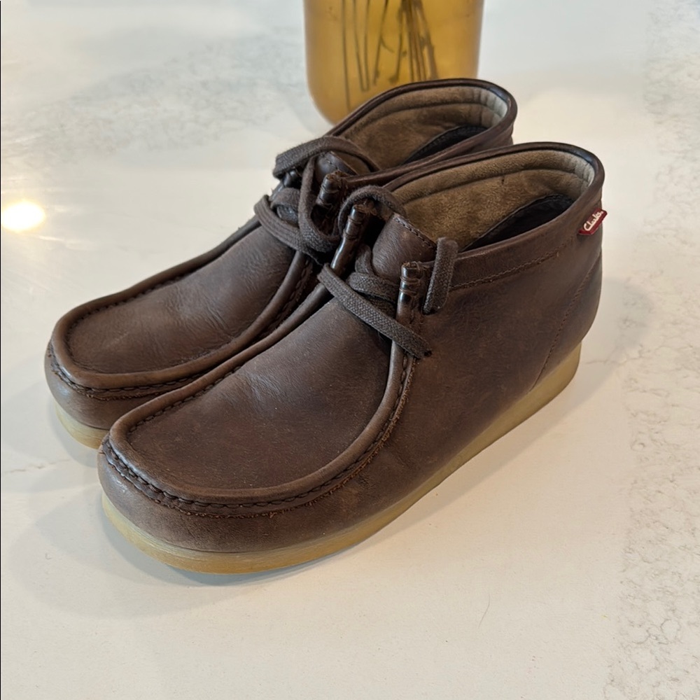 Brown Leather Ankle Boots